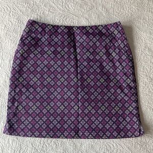 Lija Skort Purple White Size 4‎
